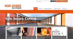 Desktop Screenshot of norshoreselfstorage.com